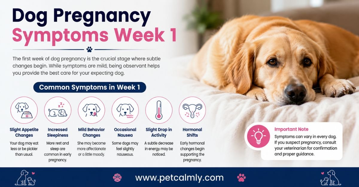 Dog Pregnancy Symptoms Week 1: Early Signs