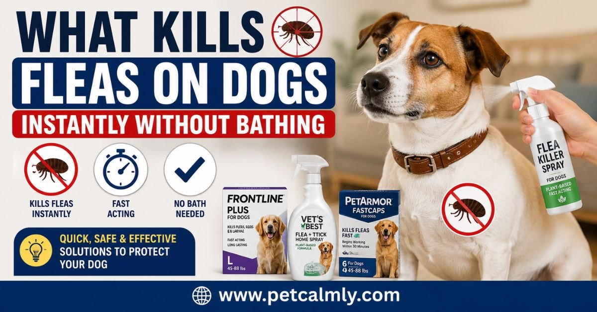 What Kills Fleas on Dogs Instantly Without Bathing: & Safety”