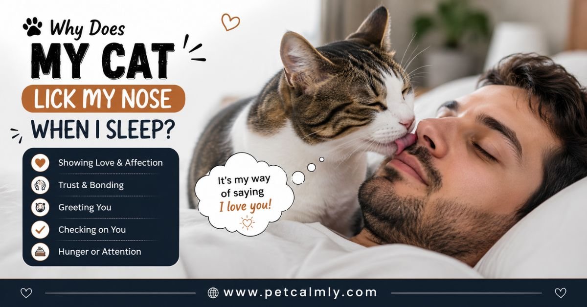 Why Does My Cat Lick My Nose When I Sleep? Explained 2026