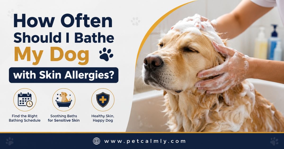 how often should i bathe my dog with skin allergies