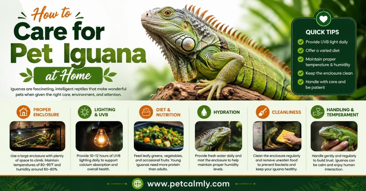 How to Care for Pet Iguana at Home