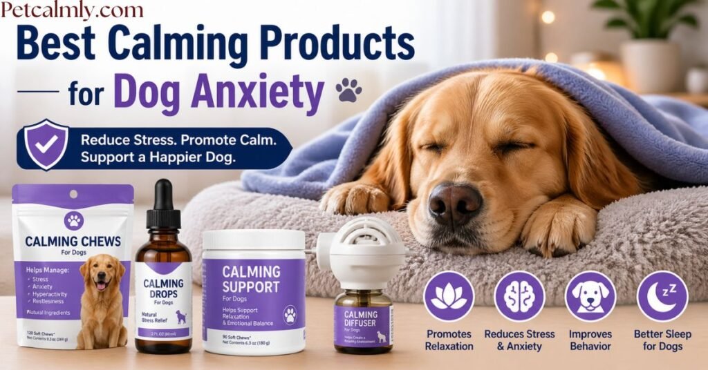 Best Calming Products for Dog Anxiety