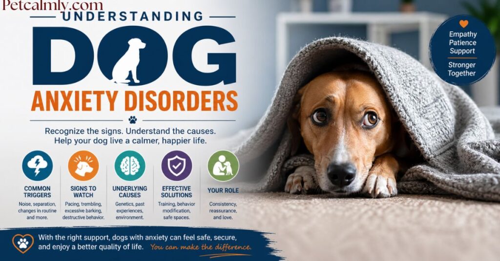 Understanding Dog Anxiety Disorders: A Complete Guide - Petcalmly.com