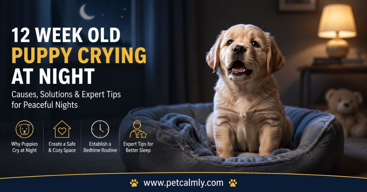 12 Week Old Puppy Crying at Night