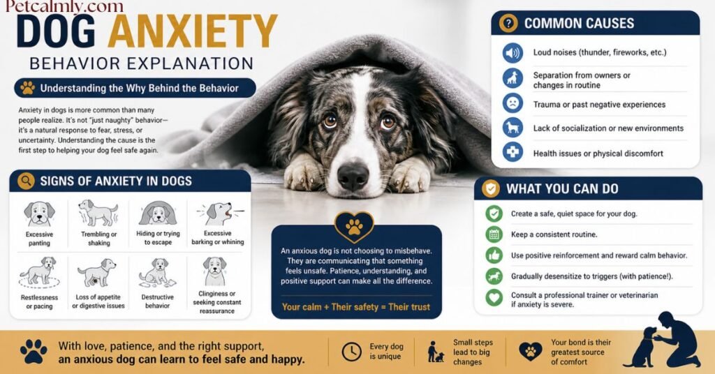 Dog Anxiety Behavior Explanation