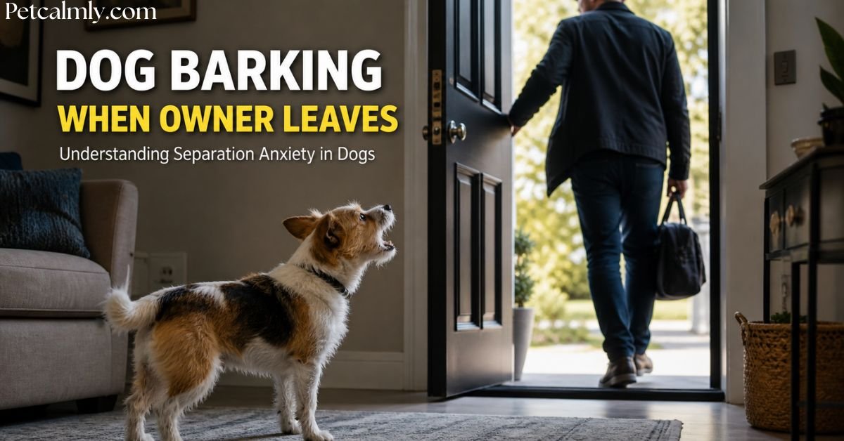 Dog Barking When Owner Leaves