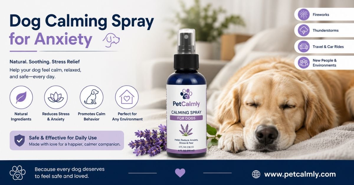 Dog calming spray for anxiety