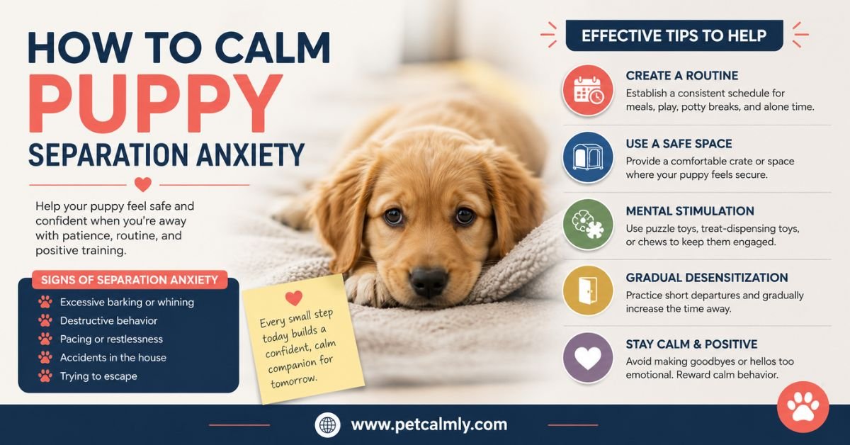 How to Calm Puppy Separation Anxiety