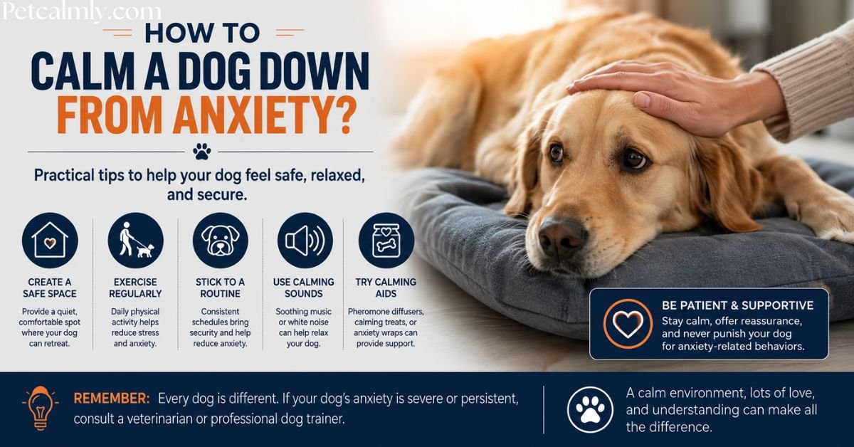 How to Calm a Dog Down From Anxiety?