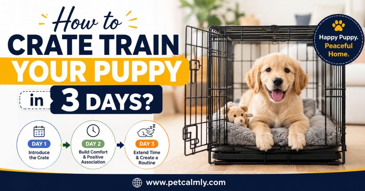 How to Crate Train Your Puppy in 3 Days?