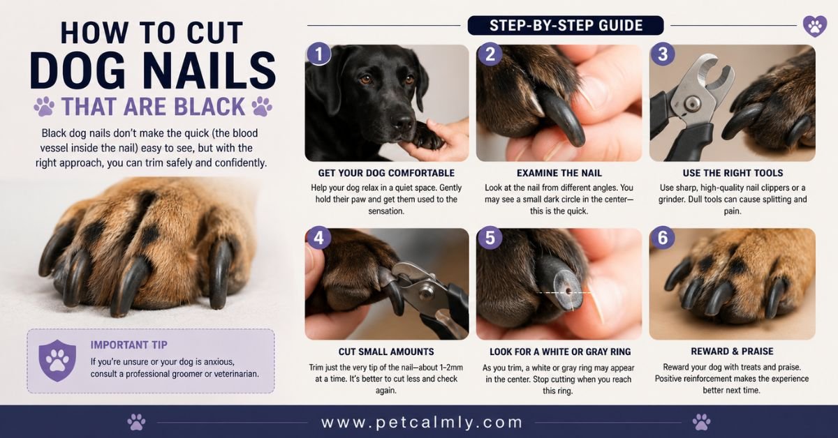 How to Cut Dog Nails That Are Black