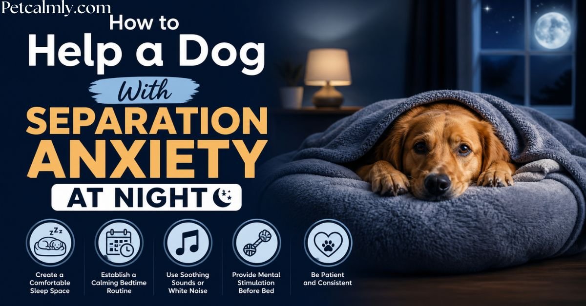 How to Help a Dog With Separation Anxiety at Night