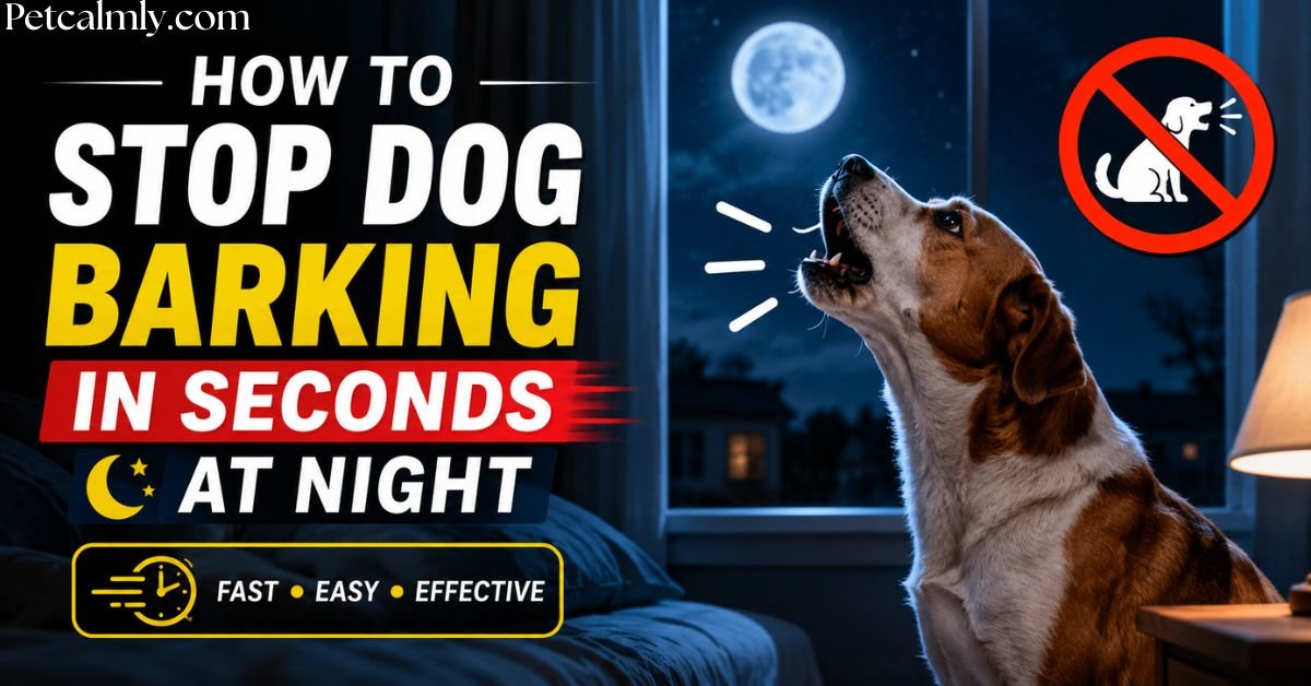 How to Stop Dog Barking in Seconds at Night