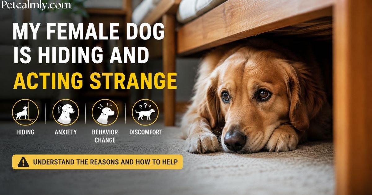 My Female Dog Is Hiding and Acting Strange
