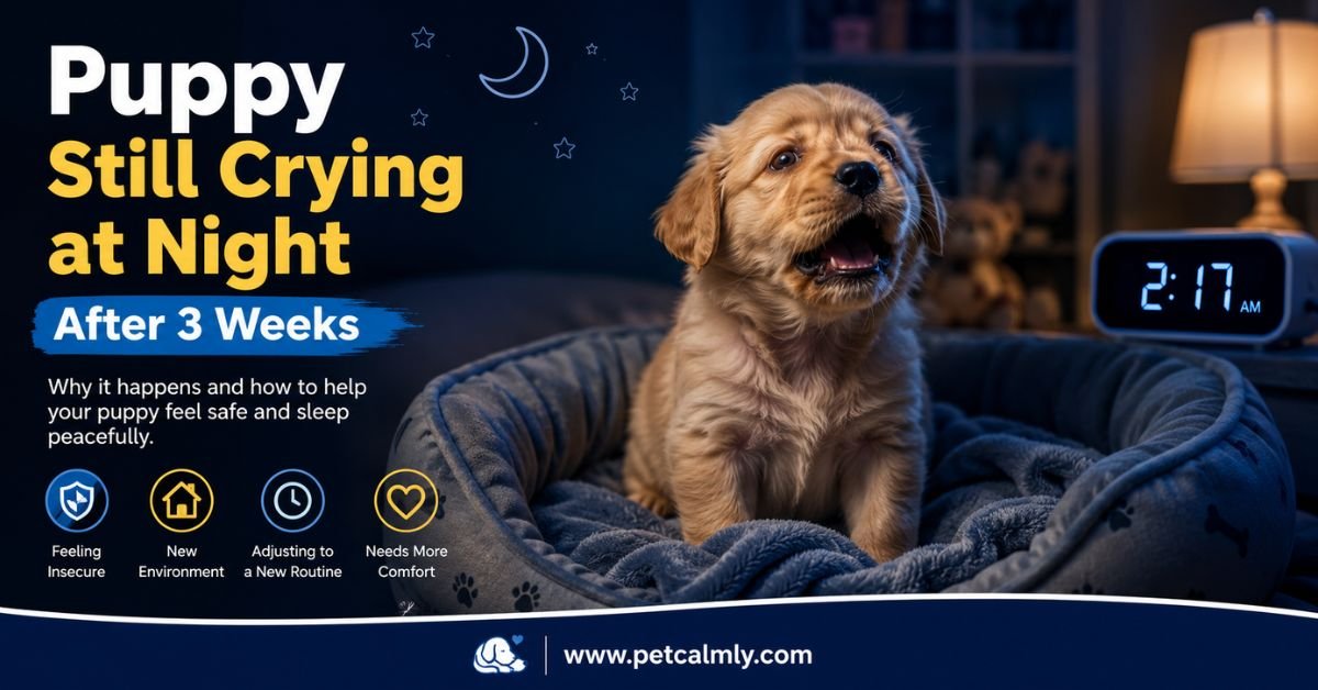 Puppy Still Crying at Night After 3 Weeks