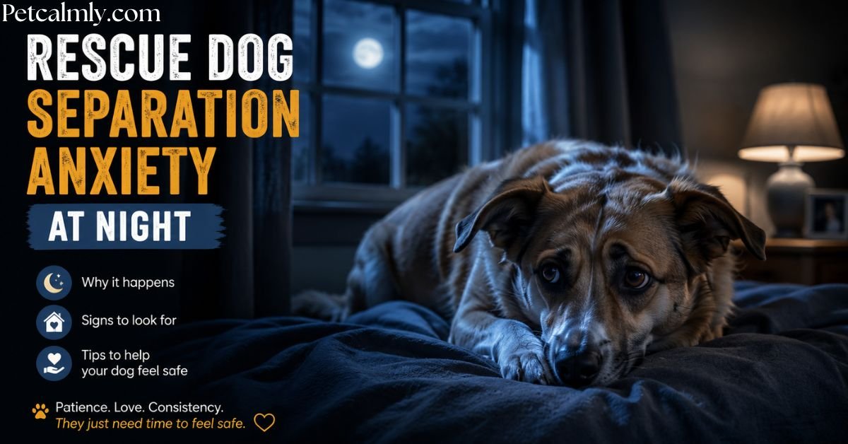 Rescue Dog Separation Anxiety at Night