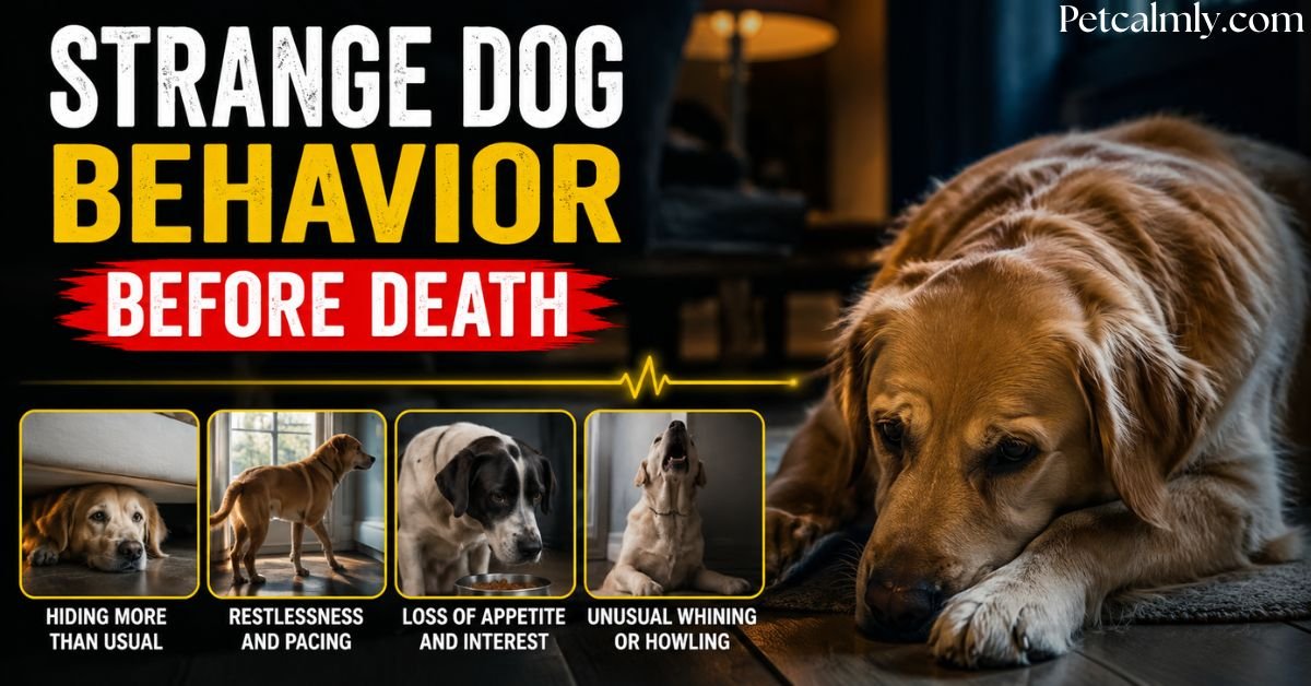 Strange Dog Behavior Before Death