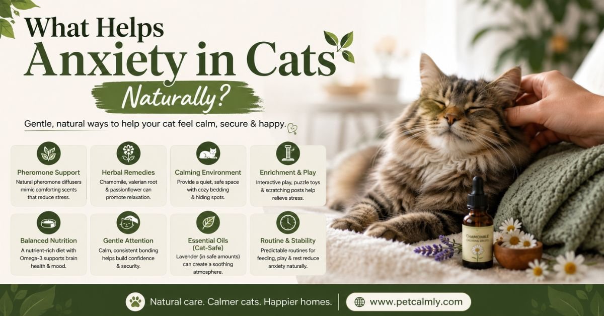 What Helps Anxiety in Cats Naturally?