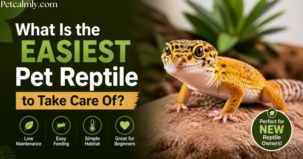 What Is the Easiest Pet Reptile to Take Care Of