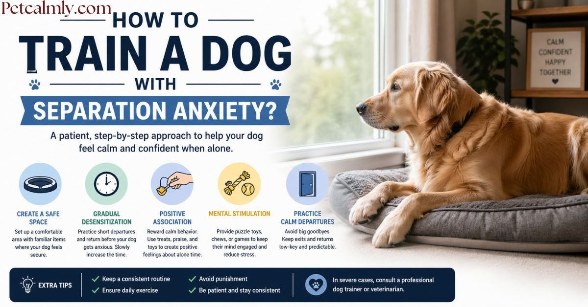 how to crate train a dog with separation anxiety?