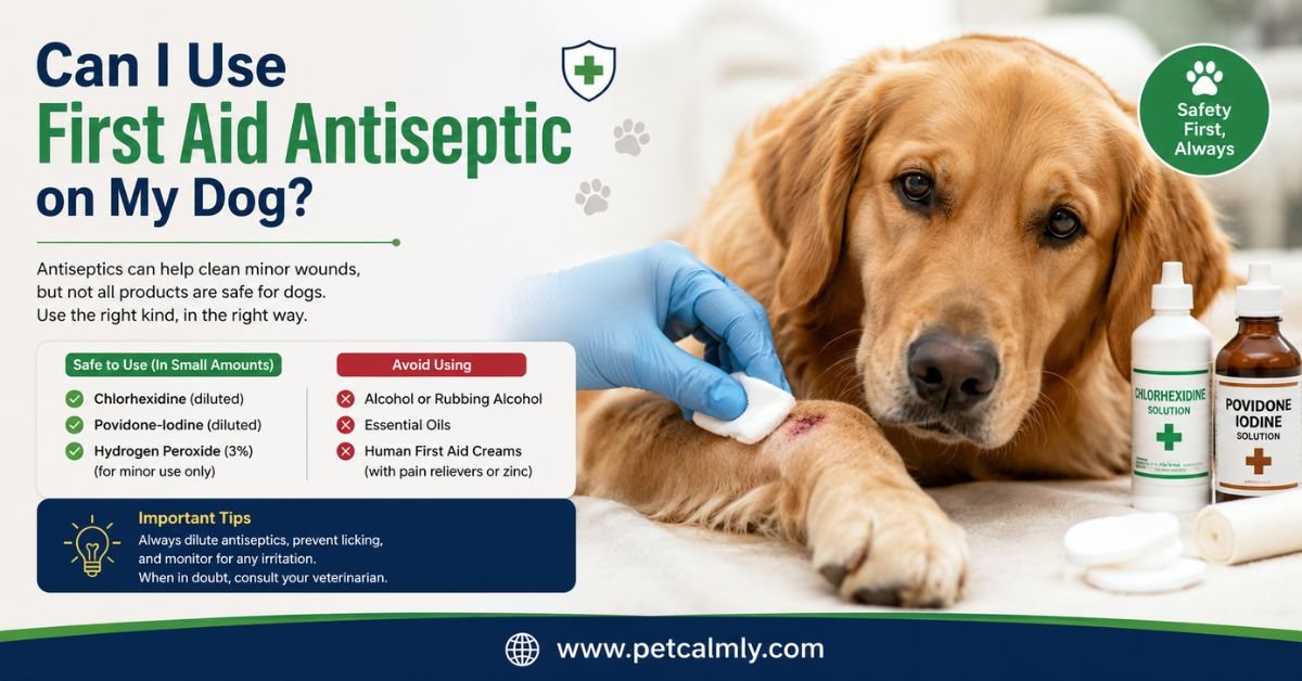 Can I Use First Aid Antiseptic on My Dog