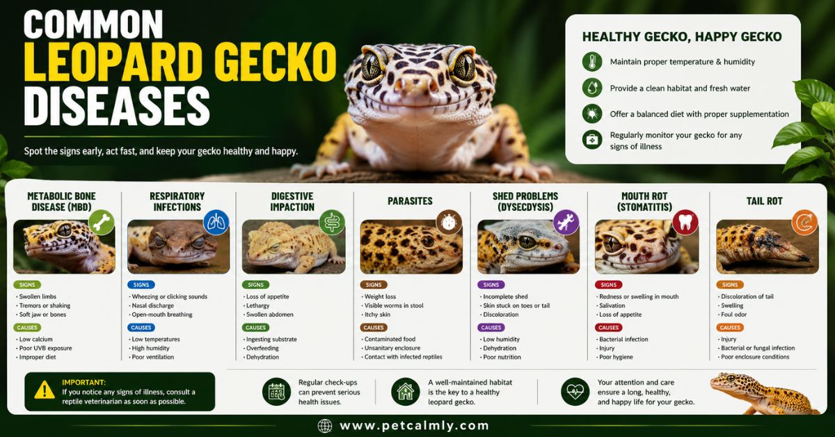 Common Leopard Gecko Diseases