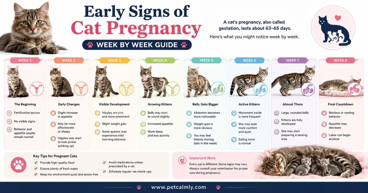 Early Signs of Cat Pregnancy Week by Week