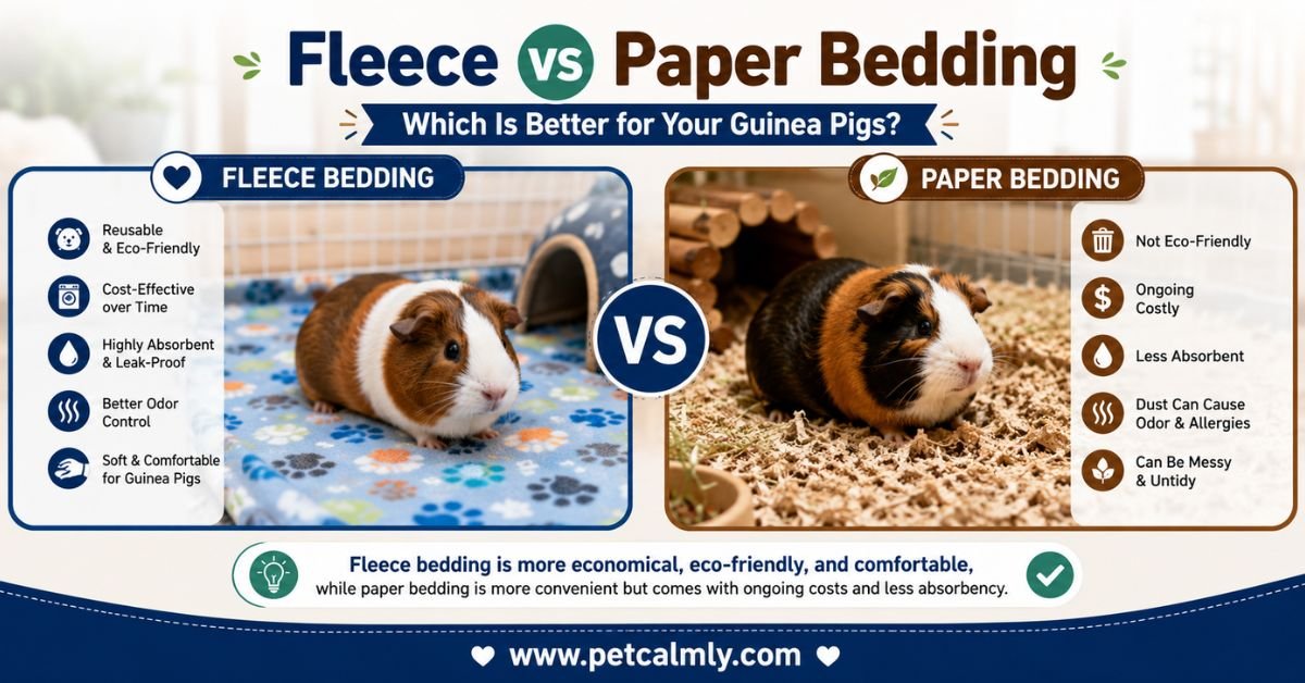 Fleece vs Paper Bedding for Guinea Pigs