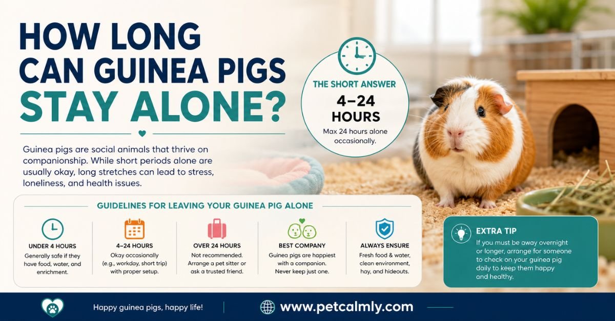 How Long Can Guinea Pigs Stay Alone