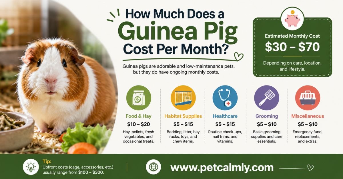 How Much Does a Guinea Pig Cost Per Month