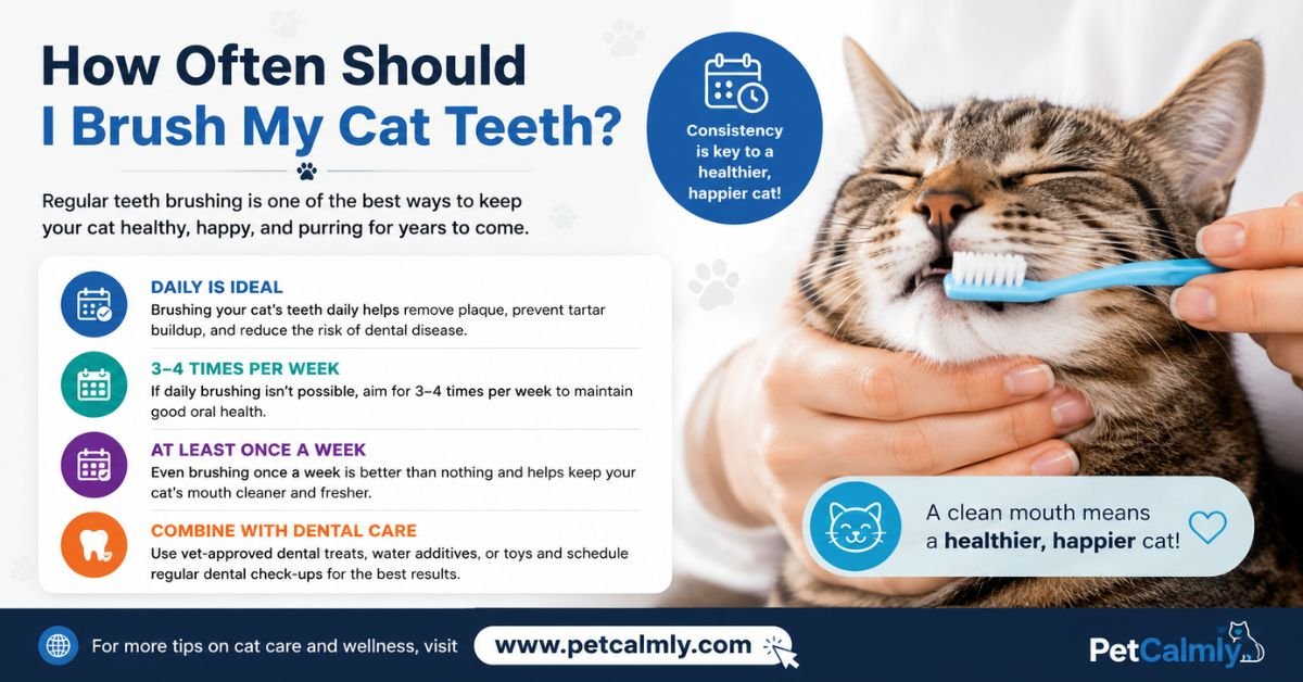 How Often Should I Brush My Cat Teeth