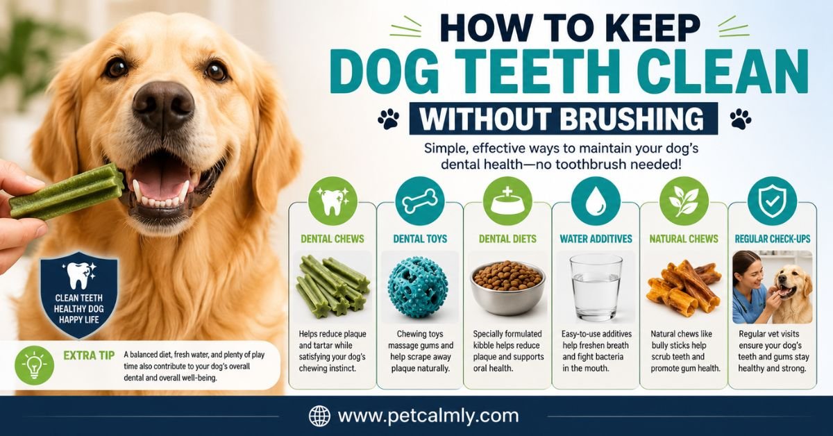 How to Keep Dog Teeth Clean Without Brushing