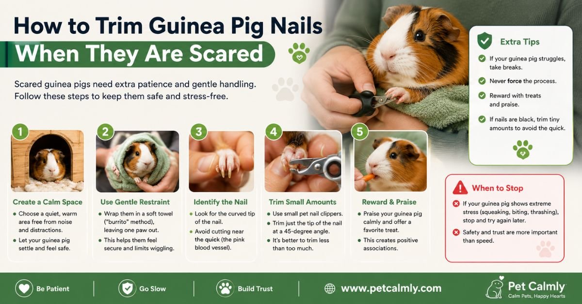 How to Trim Guinea Pig Nails When They Are Scared