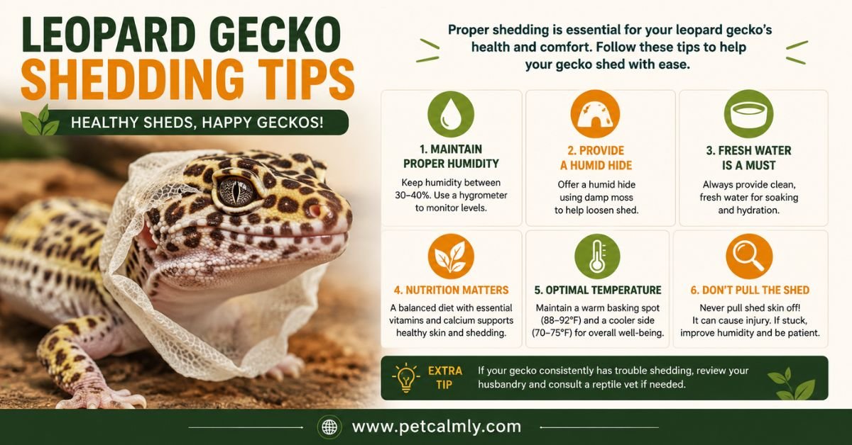 Leopard Gecko Shedding Tips