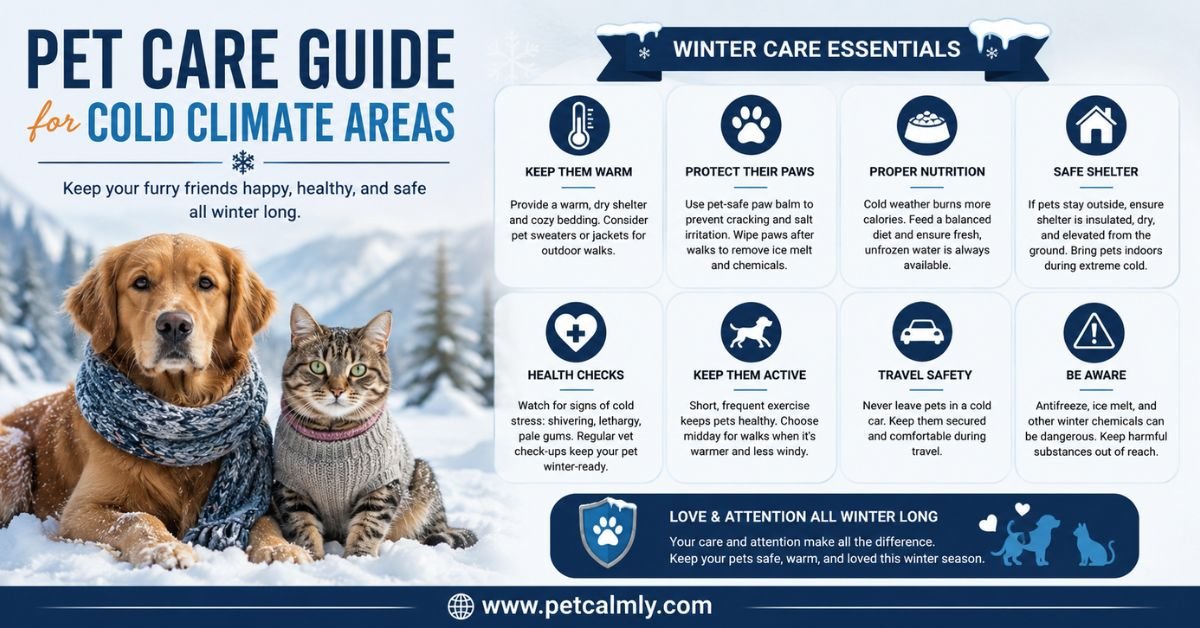 Pet care guide for cold climate areas