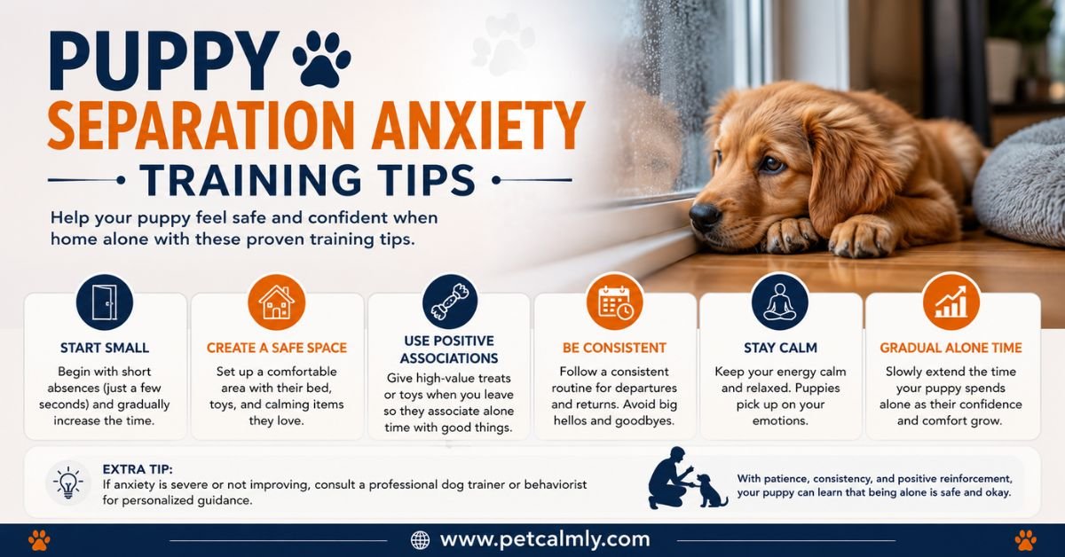 Puppy separation anxiety training tips