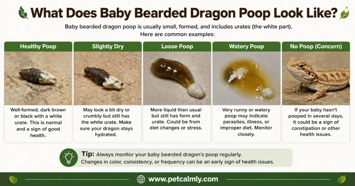 What Does Baby Bearded Dragon Poop Look Like