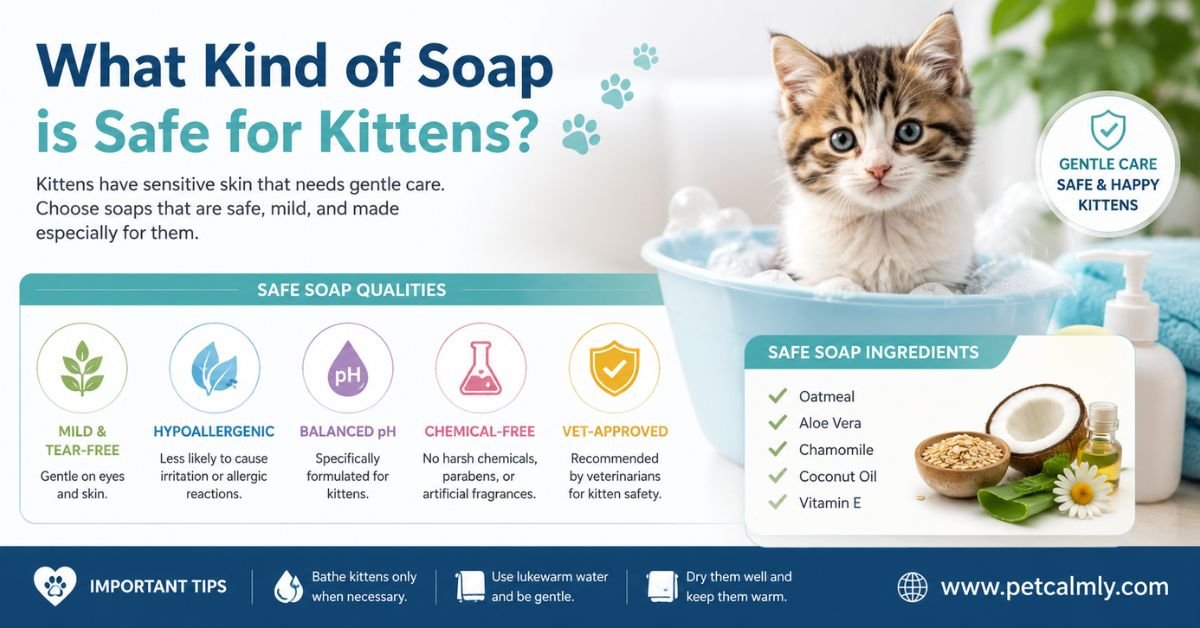 What Kind of Soap Is Safe for Kittens