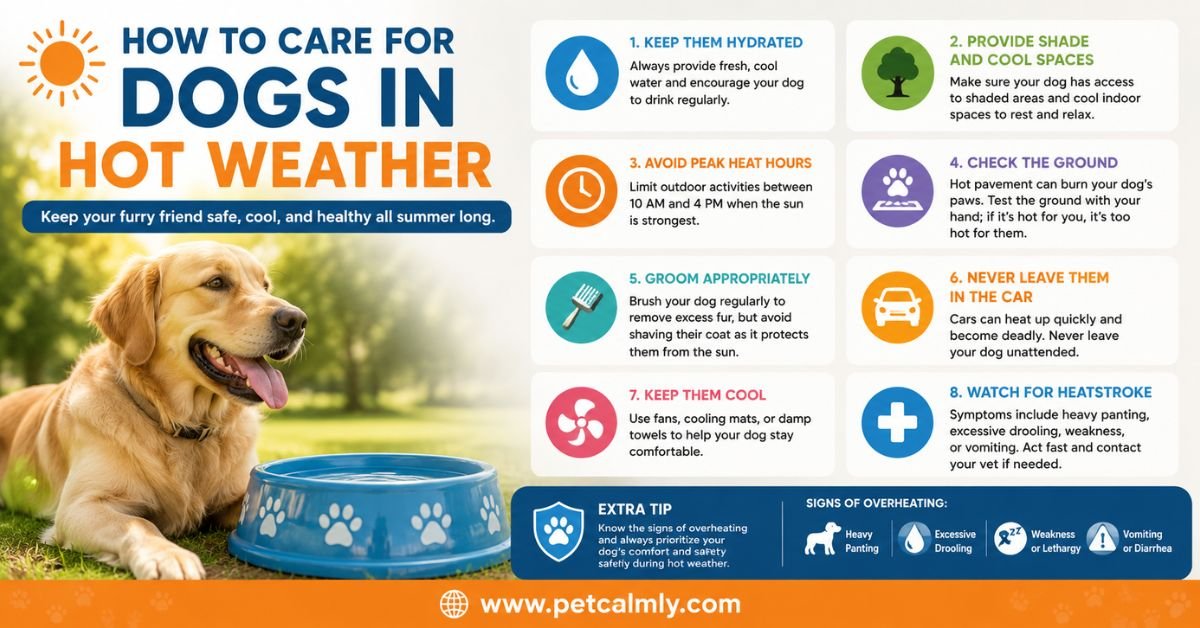 how to care for dogs in hot weather