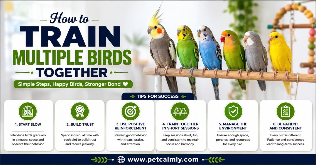 how to train multiple birds together