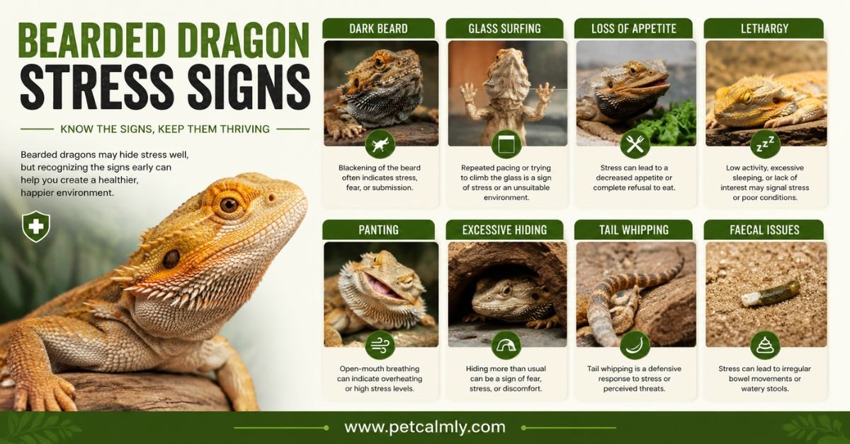 Bearded Dragon Stress Signs: Causes, Symptoms & Care Guide
