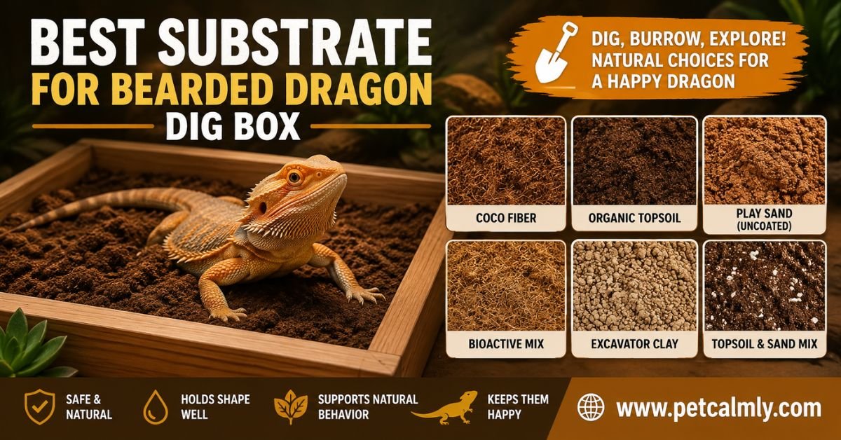 Best Substrate for Bearded Dragon Dig Box: Top Safe Picks