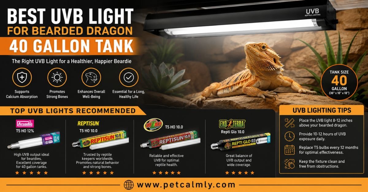 Best UVB Light for Bearded Dragon 40 Gallon Tank: Guide