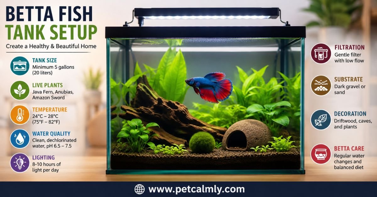 Betta Fish Tank Setup