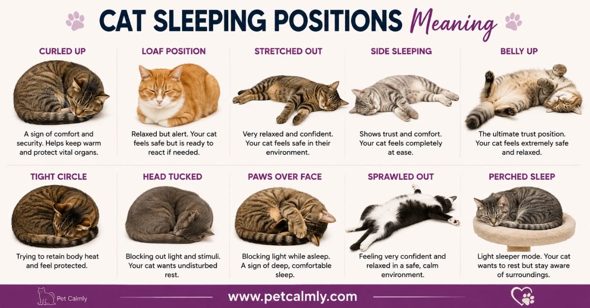 Cat Sleeping Positions Meaning