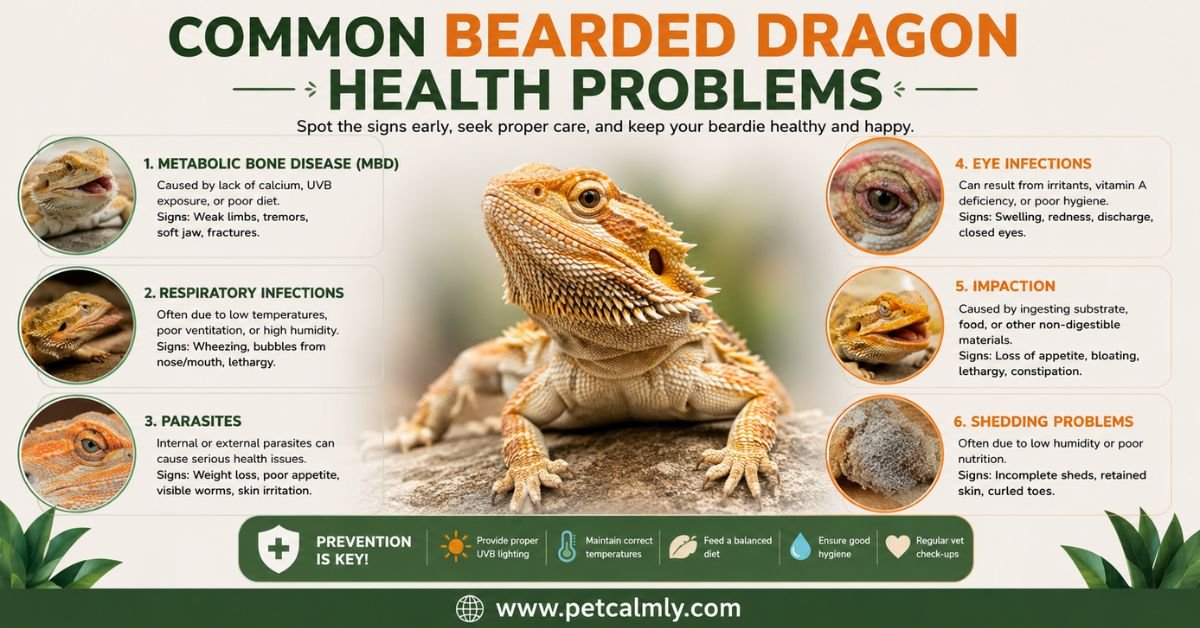 Common Bearded Dragon Health Problems: Signs & Care Guide