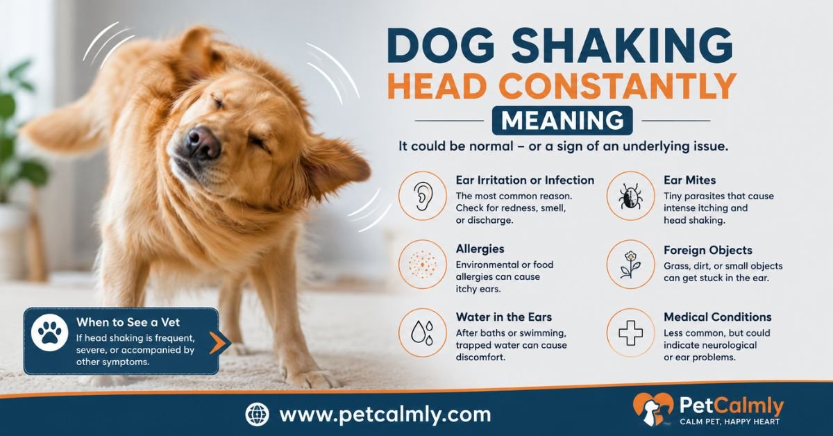 Dog Shaking Head Constantly Meaning