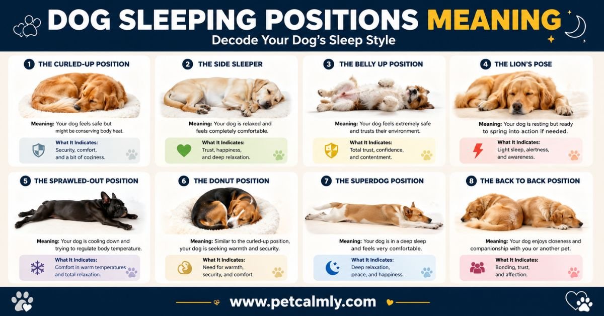 Dog Sleeping Positions Meaning