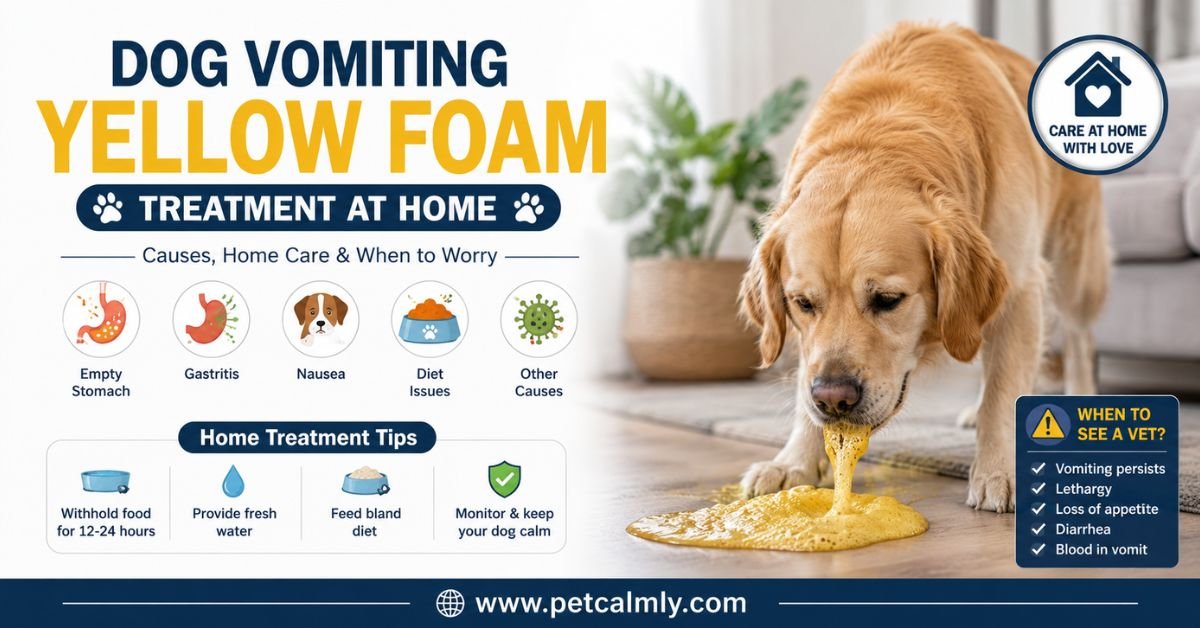 Dog Vomiting Yellow Foam Treatment at Home