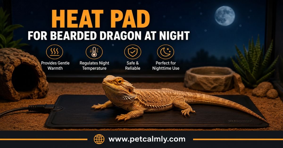 Heat Pad for Bearded Dragon at Night